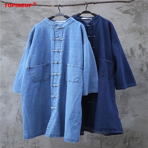 

women long sleeve single breasted oversize denim trench coat for female solid color warm spring autumn with pockets coat vintage, Tan;black