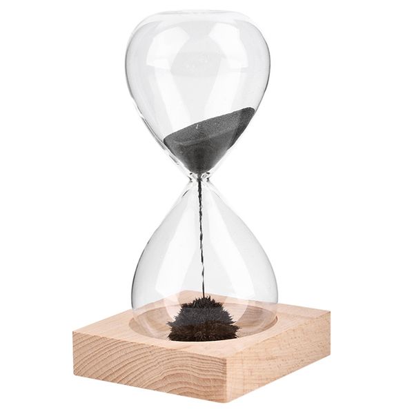 

1pcs hand-blown timer clock magnet magnetic hourglass hourglass crafts sand clock timer gift home decor