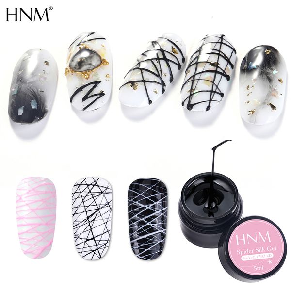 

hnm spider uv gel for nail art diy design point to line drawing and painting decoration pulling silk brush manicure lacquer 5ml, Red;pink