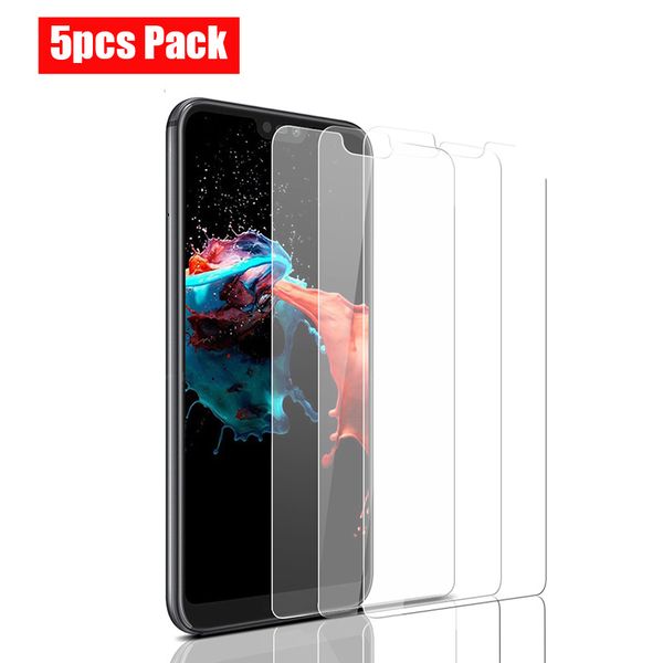 

5 шт. Пакет прозрачного закаленного стекла для iPhone XS MAX XR X 6 7 8 плюс защитные пленки