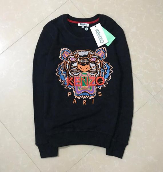 

2020 мода новый классический kz бренд горячие продажи кофты тянуть вышивка тигр голова толстовка париж унисекс случайные перемычки уличной о, White;black