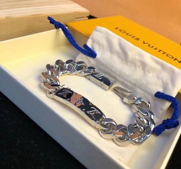 

brand new fashion jewelry stainless luxury steel bracelets bangles pulseiras bracelets for man and women with gift box rt00a, Golden;silver