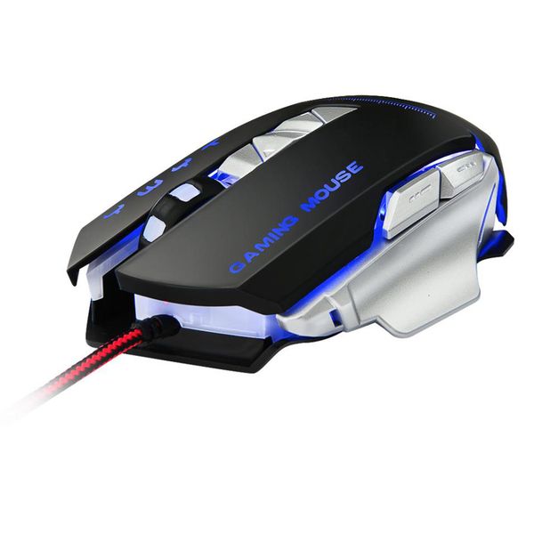 

g810 usb проводная оптическая игровая мышь 3200 точек на дюйм регулируемая подсветка 8 кнопок