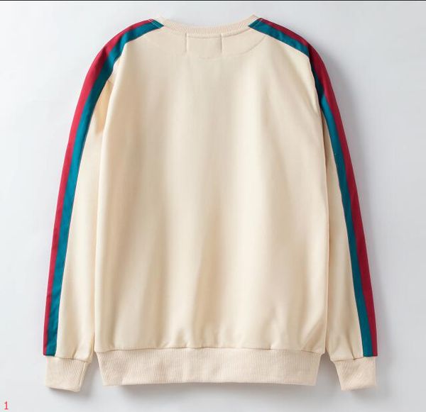 

новая италия марка толстовки для мужчин женщин дизайнер толстовка с star letters luxury пуловер толстовка tees мода одежда zwn911102, Black