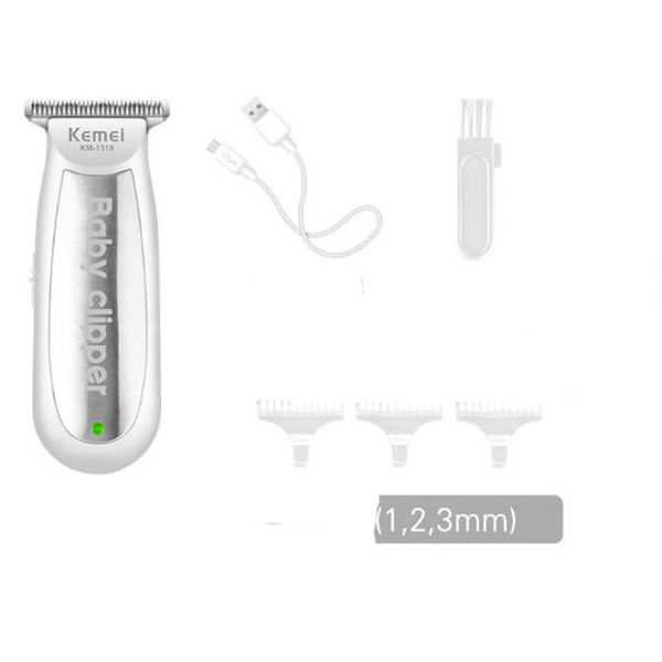 

kemei 1318 baby hair clipper infant mini electric hair trimmer quiet usb body hair shaver casecustom ajwuz