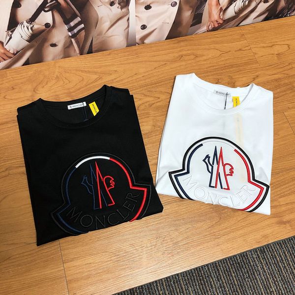 

2020 топ qaulity Moncleres печати мужская женщин дизайнер t рубашка мужская мода дизайнер футболки топы тройник МЦ+Монклер короткий рукав t-рубашки w22, которые