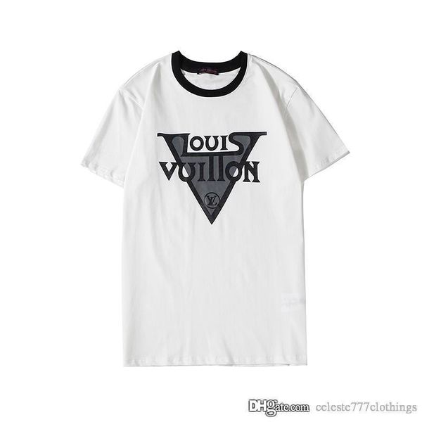 

summer men women casual fashion white t shirts mens designer short sleeve shirts male ladies's tees s-xxl, White;black