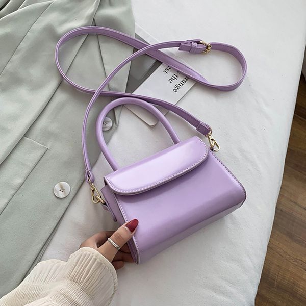 

mini handbags for women 2020 pu leather ladies totes fashion small shoulder bag trendy solid handbags and purse