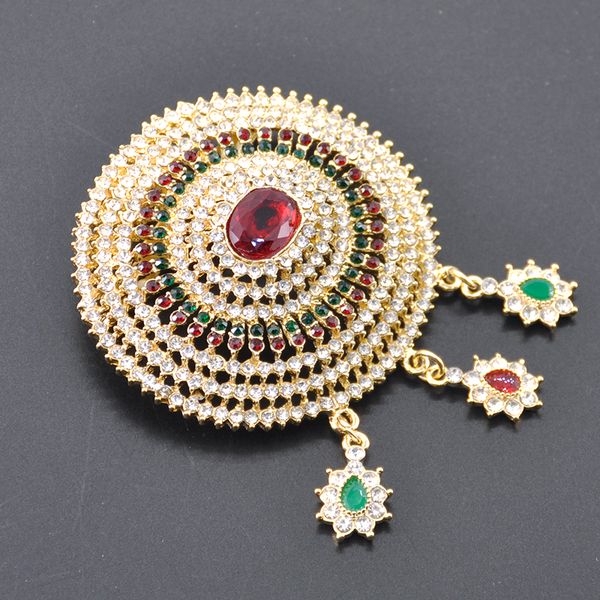 

the popular moroccan gold brooches is made for women, Gray