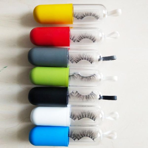 

10 set/lot packing box for eyelash package plastic box color carton with tray 25mm eyelashes diy custom flash packing