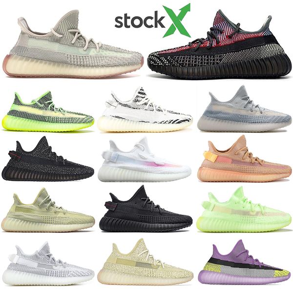 

with sock 2020 new quality running shoes men women yeezreel yecheil reflective yeshaya black static training designers sports sneakers