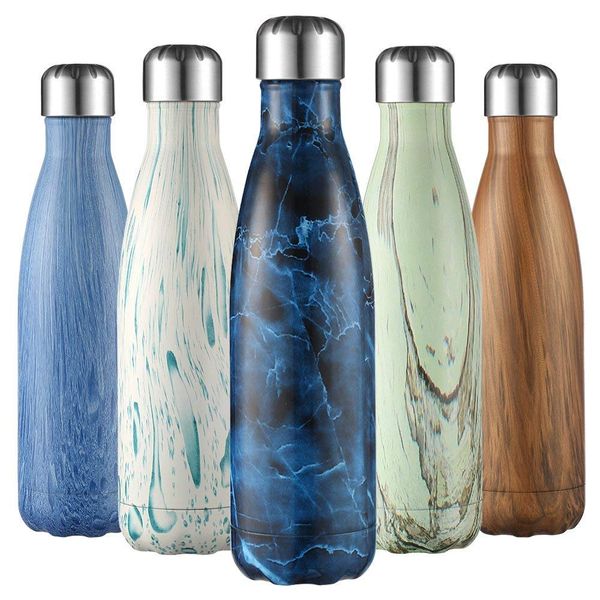 

vacuum insulated stainless steel water bottles 17oz grade sports bottle, keeps drinks cold for 24 hours & for 12 hours