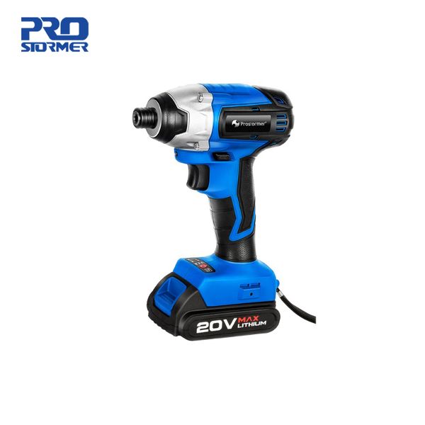 

prostormer 20v mini drill electric cordless drill with platic box impact wireless rechargeable screwdriver for woodworking