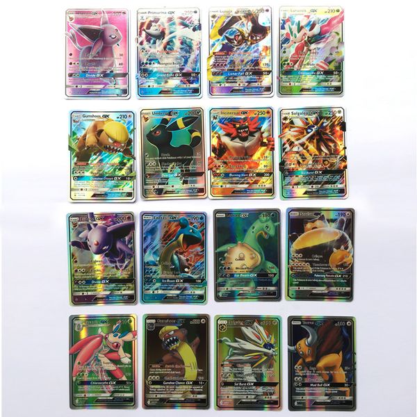 Playing Trading Cards Games Pikachu Ex Gx Mega Cards Anime Poket Monsters Cards For Kids Toys Free Online Patience Card Games Popular Card Games List