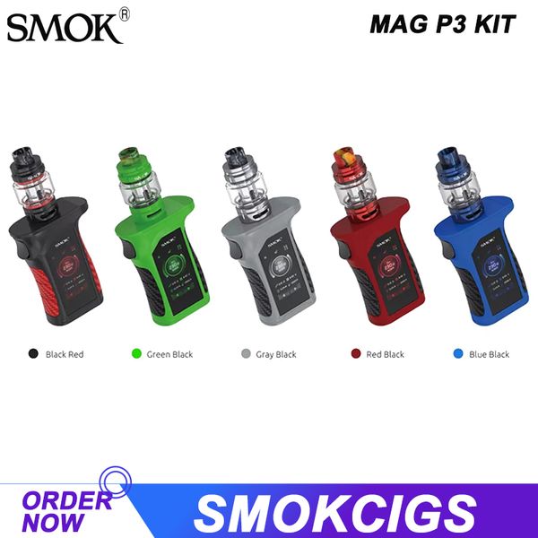 

SMOK MAG P3 Kit 230W Mag P3 Mod с 9ml TFV16 Tank nexMesh конического сетки катушки 0.2ohm Dual 18650 Батарея оригинала