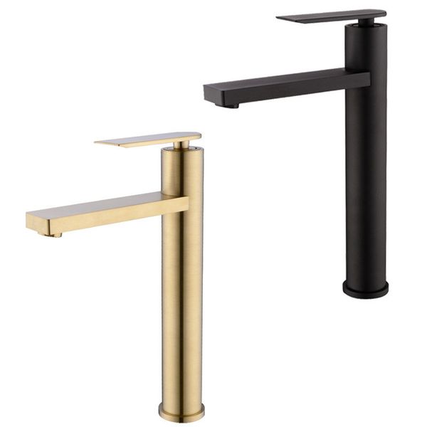 

Bathroom Basin Faucet Sink Mixer Tap Solid Brass Tap Water Faucet Waterfall Basin Mixer Faucet Chrome&Black&Brushed Gold