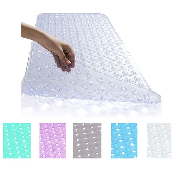 2019 Bathroom Carpet Shower Mat Extra Long Non Slip With Drain