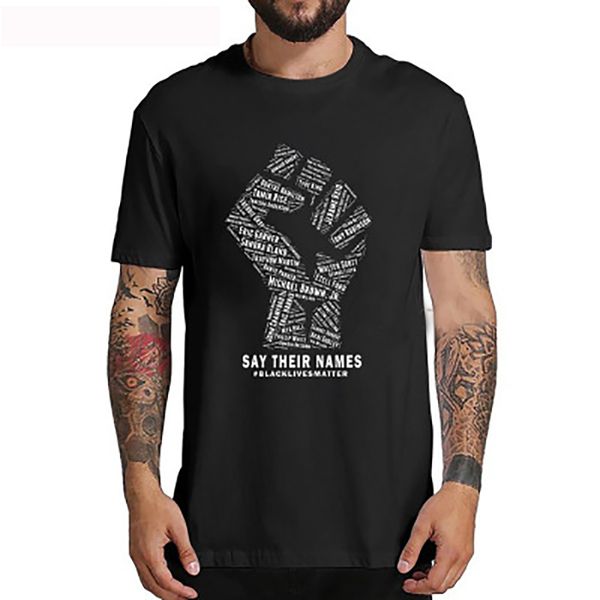 

black lives matter t shirt for men letters printing i can't breathe tee women summer men's short-sleeved t-shirt clothing 7 styles, White;black