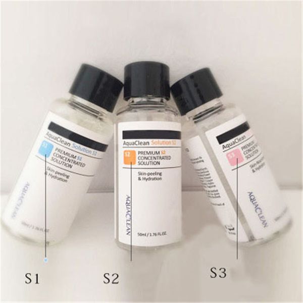 

aqua clean solution aqua peel concentrated solution 50ml per bottle aqua facial serum hydra facial serum 3pcs set for normal skin care