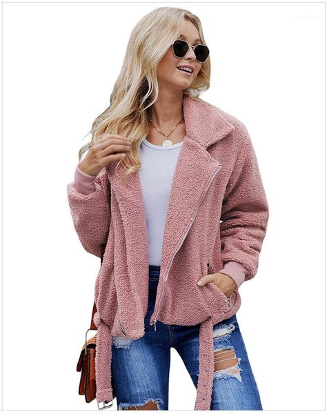 

женские зимние теплые пальто повседневные женские куртки сплошной цвет женские дизайнерские куртки лацкан шеи с длинным рукавом, Black;brown