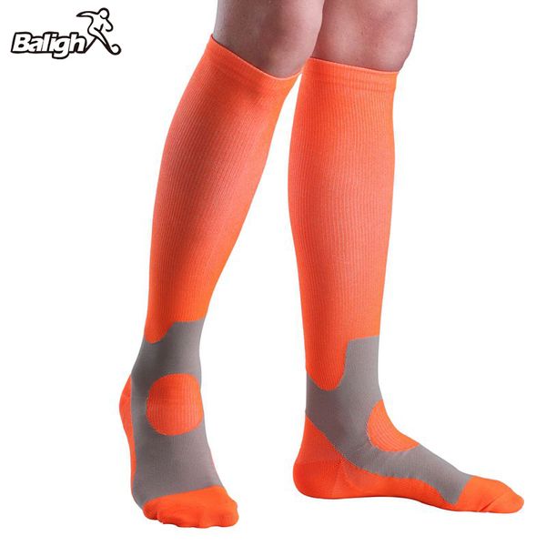 

sports socks running marathon cycling climbing crossfit long compression breathable deodorant basketball socks stockings, Black