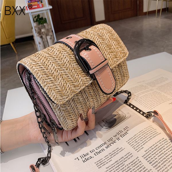 

bxx] weaving crossbody bags for women 2020 summer ladies pu leather purses handbags female travel shoulder messenger bag hl664 t200409