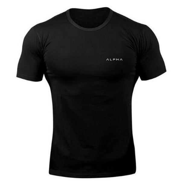 

повседневная фитнес футболка мужская мода продлить длинные футболки летние трен