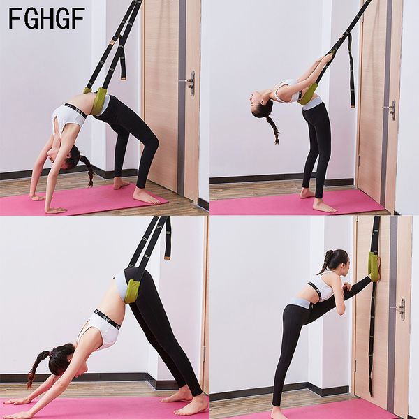 

door flexibility stretching leg strap for ballet cheer dance gymnastics trainer yoga accessories yoga belt