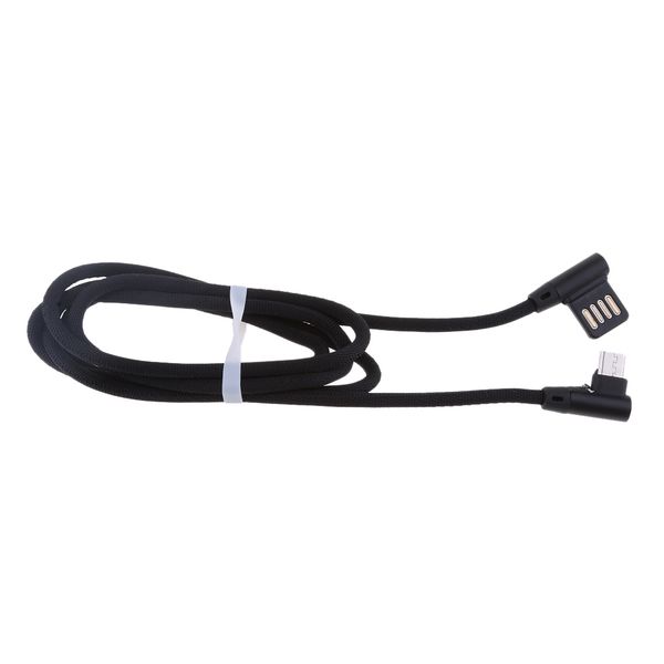 

android micro usb charging cables usb charge data transmission double bend head design