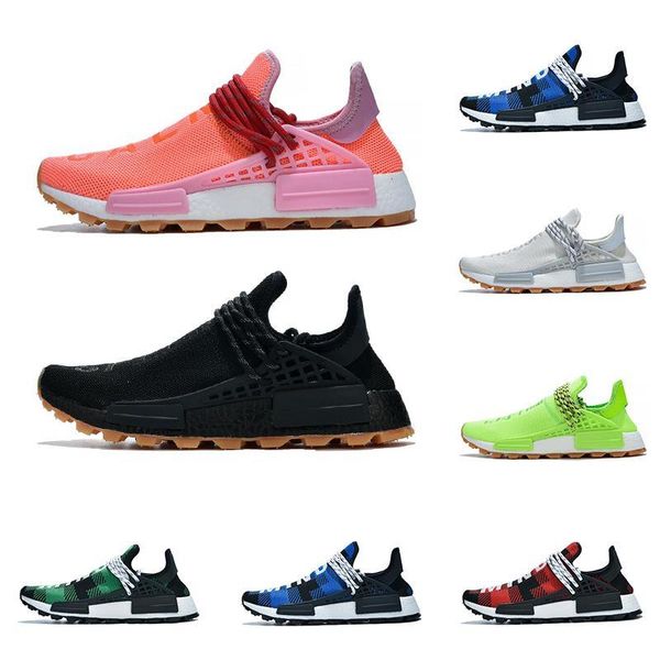 

hu human race pharrell williams gum pack black volt pink digijack men women running mens trainers fashion sports sneakers