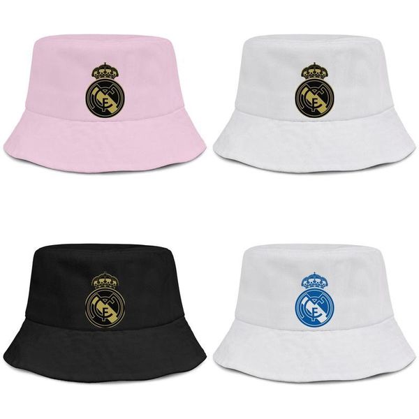 

real madrid cf blancos los merengues vikingos golden series mens and women buckethat cool blank bucket baseballcap blue hollow love pure, Blue;gray