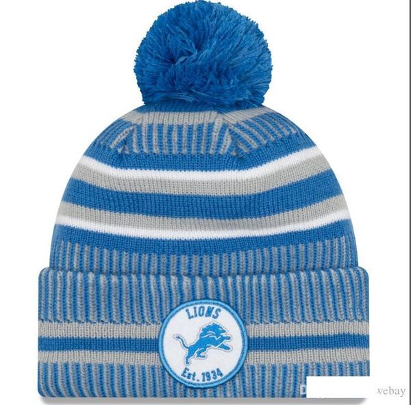 

sideline beanies skull caps hats american football 32 teams sports winter side line knit caps beanie knitted hats factory price, Blue;gray