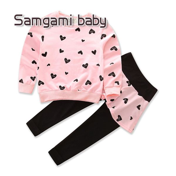 

baby clothes europe us style long sleeves clothes baby bodysuits kids wear girls romper children clothing sets 5sets/lot, White