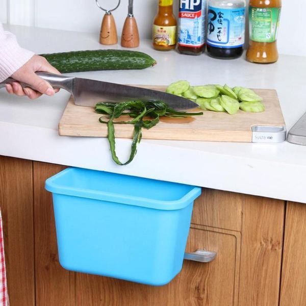 

other housekeeping & organization hanging trash can in kitchen creative deskcabinet door plastic storage bucket garbage bin rubbish dust