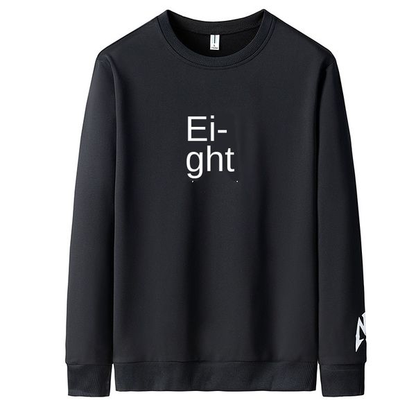 

mens designer hoodie casual sweater season tide brand men's long sleeve t-shirt sweatshirt, Black