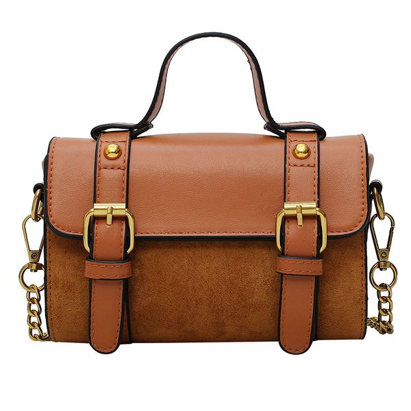 

vintage fashion female small tote bag 2019 new pu leather women's designer handbag chain shoulder messenger bag