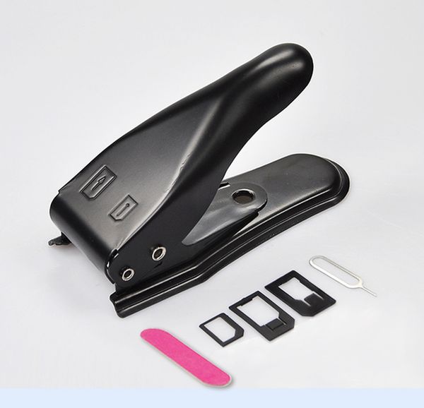 2-in-1-Nano-Micro-SIM-Kartenschneider für iPhone 7 6 Plus 5 4s für Samsung S7 S6 für Mobiltelefone