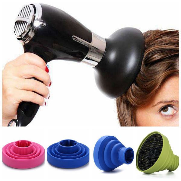 

professional hairdryer diffuser cover silica gel collapsible high temperature resistant hair blowerhood hairdressing salon tools