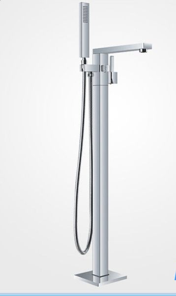 

bathroom bathroom chrome floor standing standing mount bath tub mixer tap faucet 009