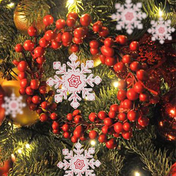 

christmas holiday decorations ornaments deer white snowflake wooden wood pendants hanging wed party biodegradble eco friendly