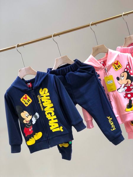 

2019 new children's long sleeve two-piece suit190901#08, White