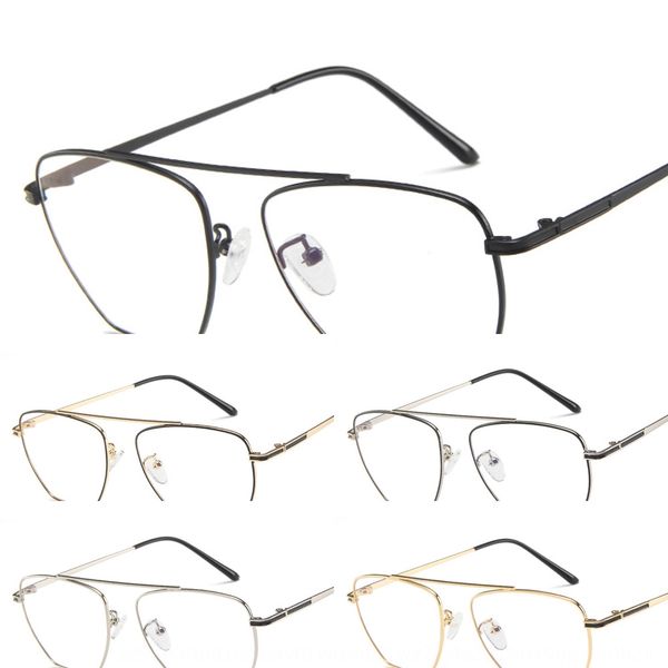 

kick-off fashion myopia personalized frame all-match plain glasses men's and women's myopia glasses frame, Silver
