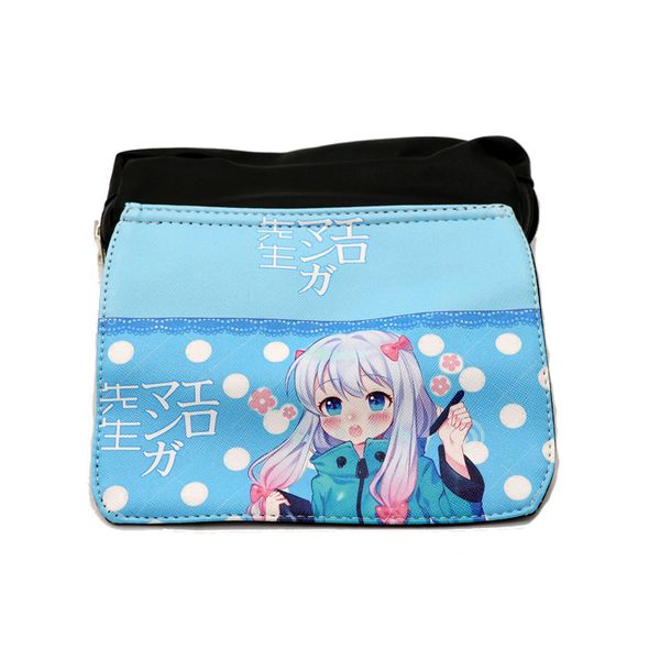 

anime eromanga-sensei izumi sagiri cartoon pencil case bag double-zipper cosmetic bag for gift or collection