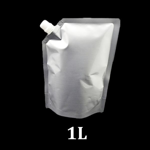 

1l silver aluminum foil stand up 1000ml wine spout pouches