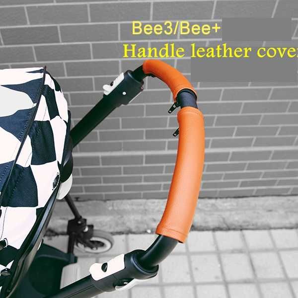 

bugaboo baby stroller handle leather protective case cover for handrail fit bugaboo bee/bee 3 bee plus pram armrest accessories