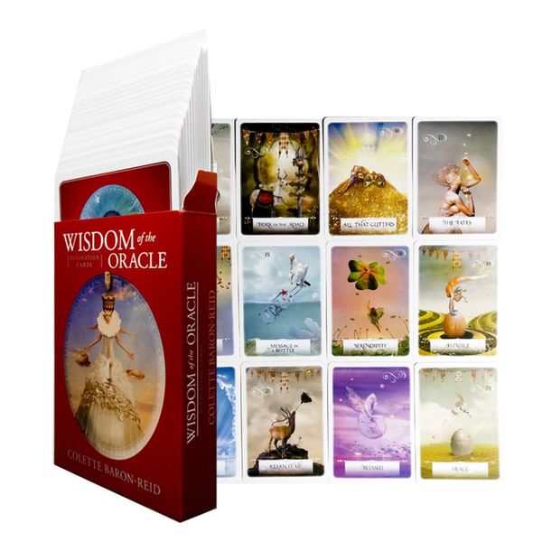 

god of wisdom english beauty oracle cards deck english board game oracle card divination fate board game