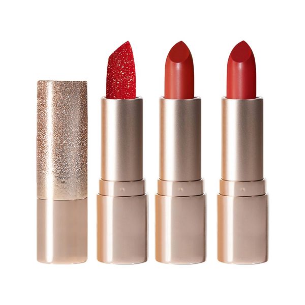

3pcs velvet lipstick set long lasting coloring lipstick kit luxury makeup gift