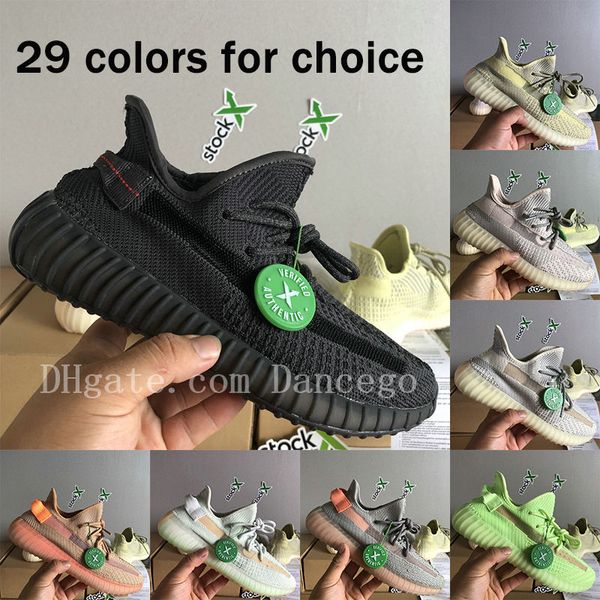 

Best quality Lundmark Antlia Synth Black static reflective designer shoes GID glow Hyperspace trfrm Clay Zebra mens womens Kanye sneakers