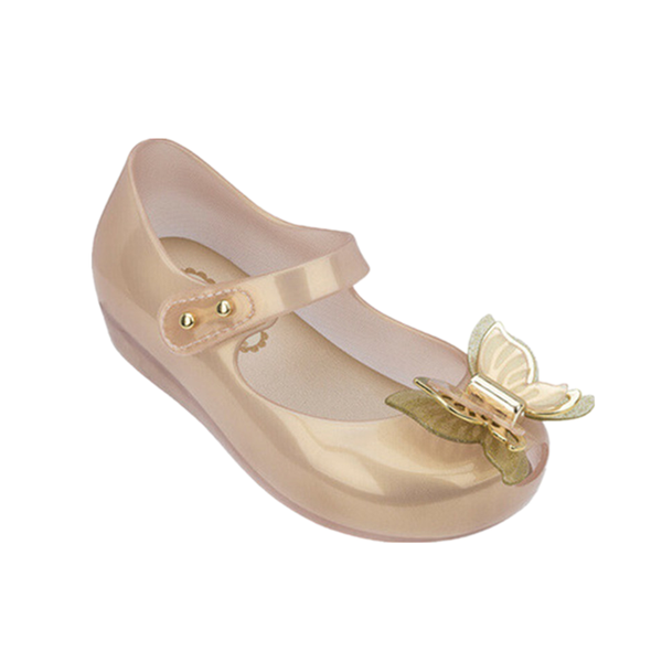 

mini melissa new summer girls boys jelly shoes kids butterfly sandals non-slip beach sandal toddler shoe soft sandals sh101, Black;red