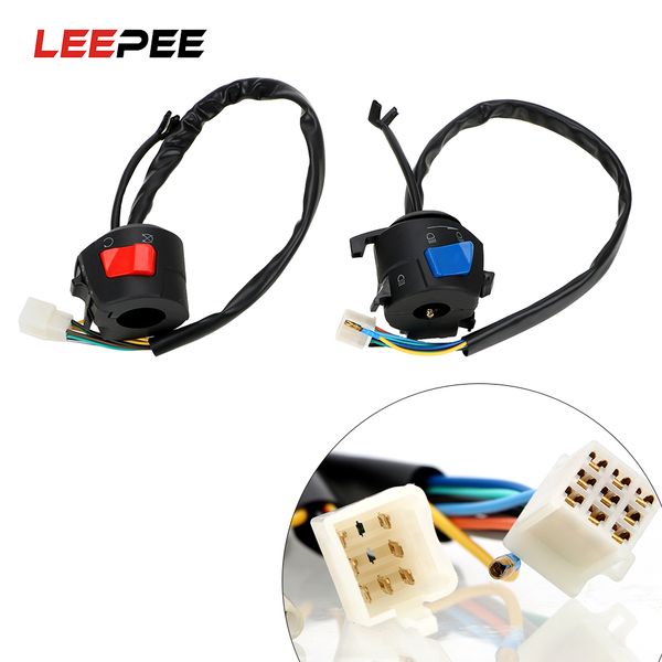 

leepee horn turn signal headlight motorcycle switch handlebar switch universal motorcycle parts electrical start contol